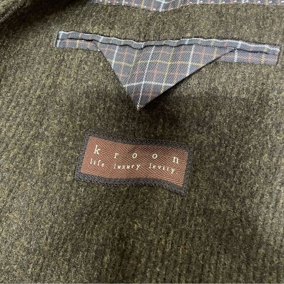Kroon Life Luxury Levity Wool Mayer Unstructured Sport Coat Blazer Size 44L‎ - Picture 11 of 12